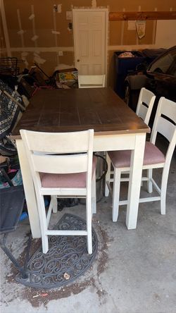 Table four chairs