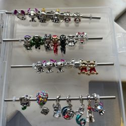 Charms Pandora De Plata Y Collares De Plata 