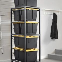 Gorilla Rack 5-tier Rolling Bin Organize