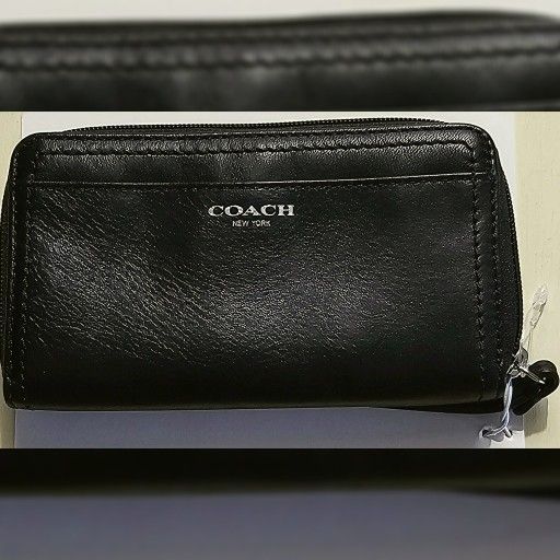 New Coach Leather Wallet