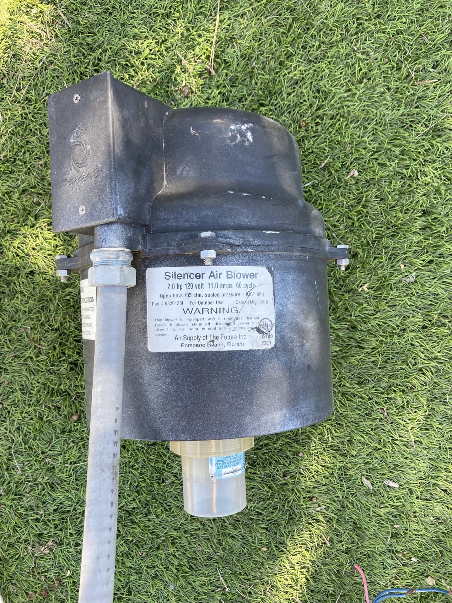 Jacuzzi Pool Silencer Air Blower