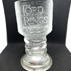 Vintage 2001 Burger King Lord Of The Rings Arwen the Elf Light Up Glass Goblet