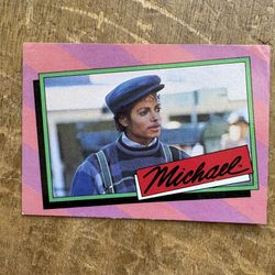 Michael Jackson Trading Card 1984