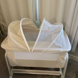 3-in-1 Baby Bassinet & Rocker - Like New