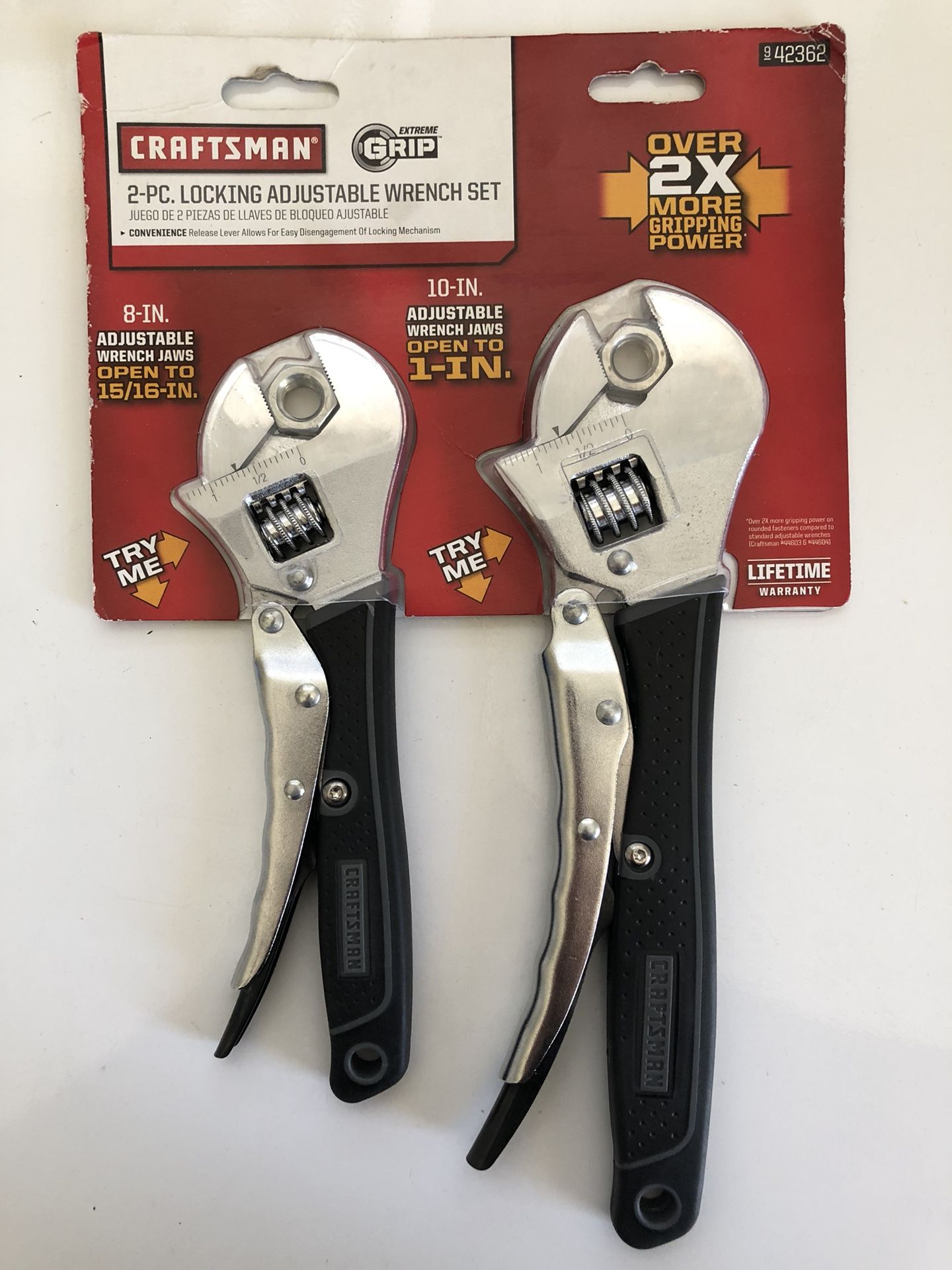 Craftsman locking adjustable wrench deals