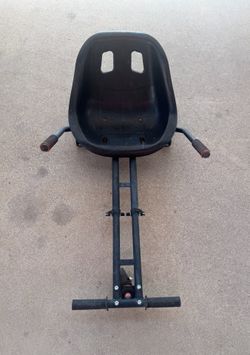 is a universal hoverboard go-kart seat attachment, commonly compatible with 6.5" to 10" self-balancing boards