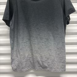 Faded Hue Design Kids Tee From Grays To Greens