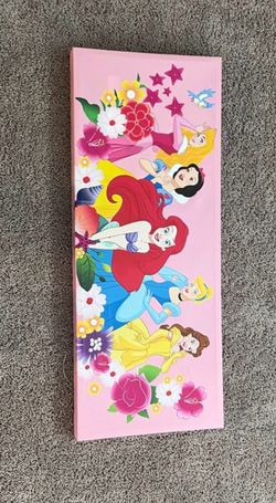 Disney Princess Pink Canvas Wall Art