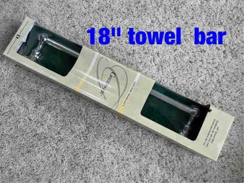 18" towel  bar  -  $10