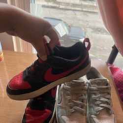 used tennis shoes for boys or girls size 1