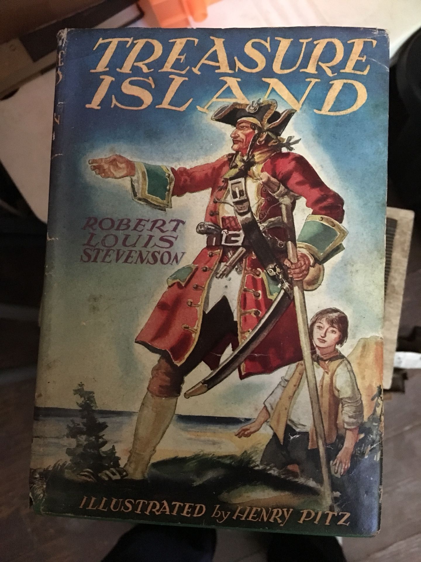 Vintage Treasure Island Hardback Book 1930’s