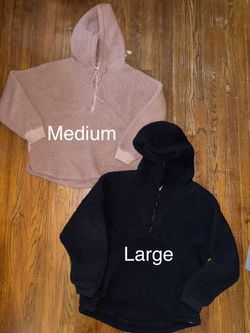 Vs Pink  Sherpa Hoodies Size M/L