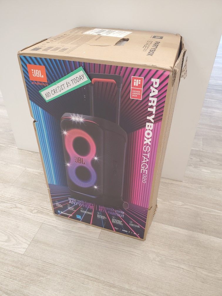 BLACK FRIDAY DEALS - 🎧 Best Party Speaker Deal – JBL Stage 320 for $529 or $1 Down! Save $70 and Rock On with 1-Year Peace-of-Mind Warranty 🎵