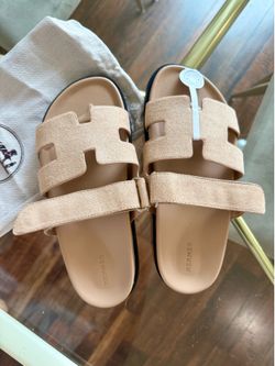 Suede Summer Sandals - Size 7