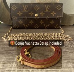 Louis Vuitton Monogram Pochette Crossbody Chain + Vachetta Strap