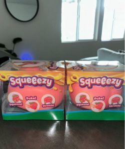 Squeeezy Peach Sensory Stress Toy – Set of 2