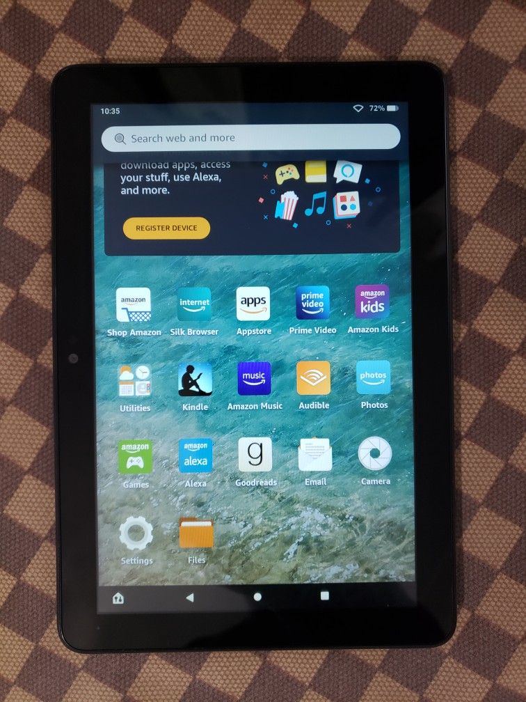 8"inch Amazon Fire HD 8 Tablet (10th generation) 32GB, Wi-Fi. Comes With Case. NICE AND CLEAN.