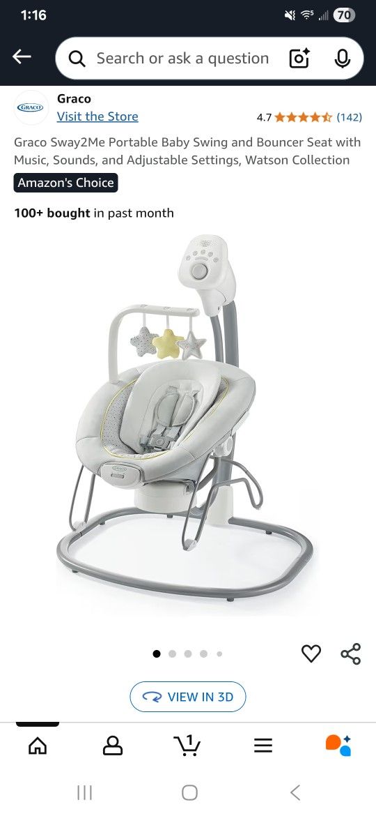 Baby Swing And Rocker