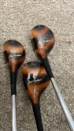 Jack Nicklaus Golden Bear persimmon woods