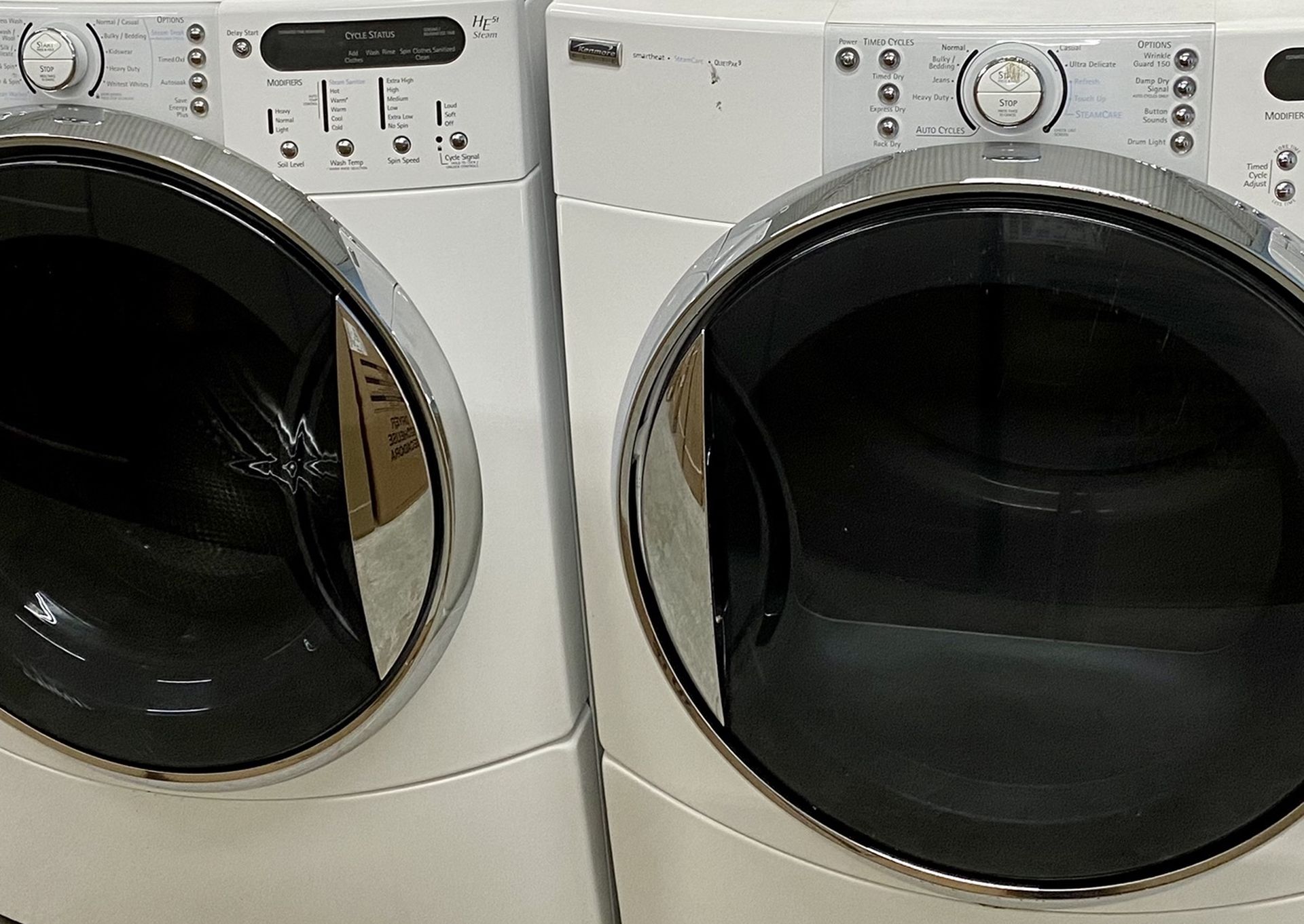 Kenmore Elite Front Load Washer & Dryer Set