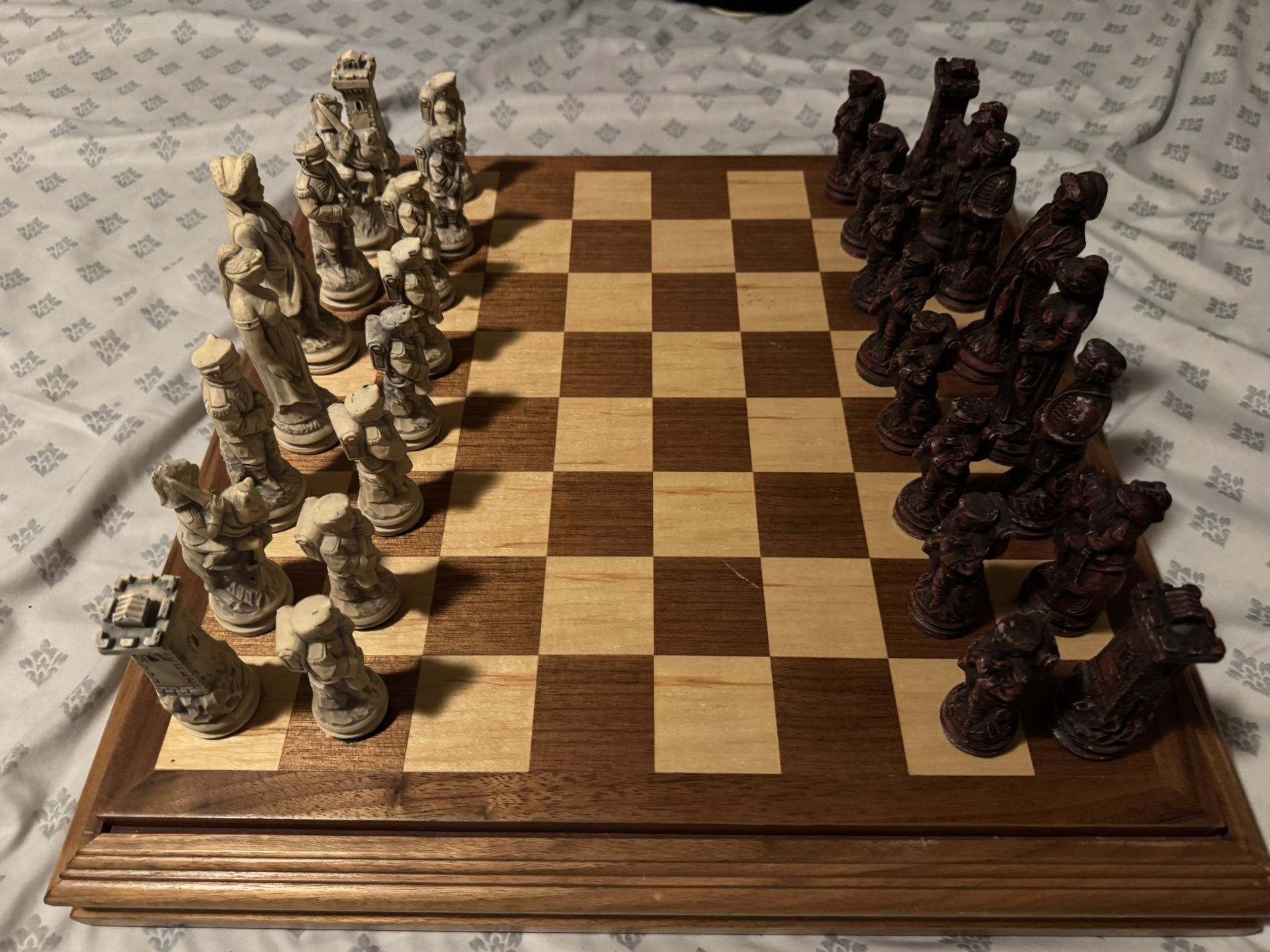 Huge Medieval Army Chess Set