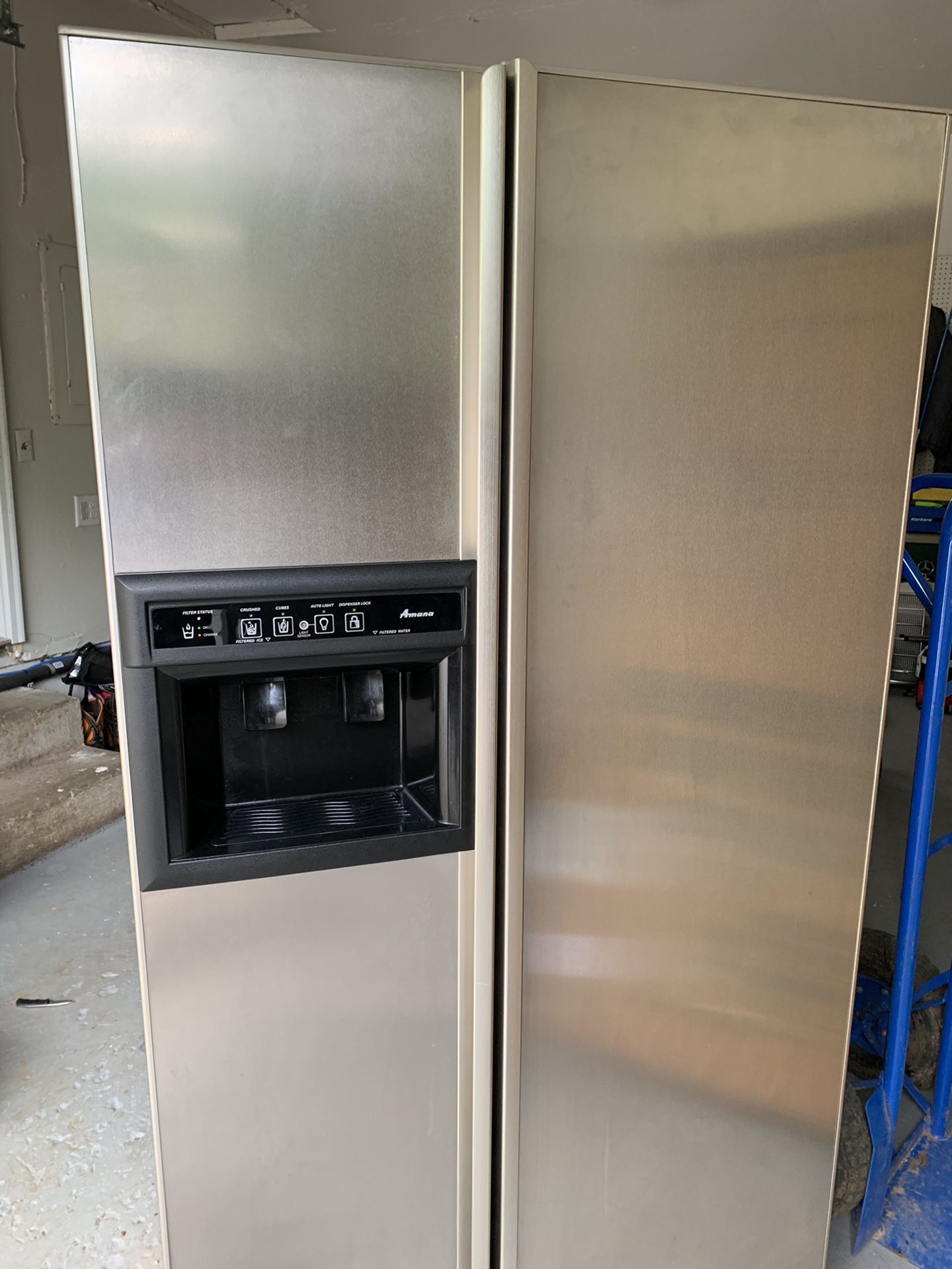 Free refrigerator. It started not cooling very well so I got a new one. If you are savvy on appliance repair you could probably easily fix it. It’s w