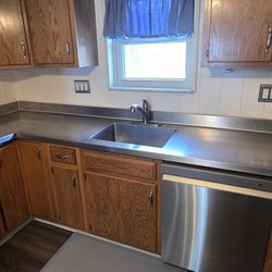 Stainless Steel Sink And Counter Top