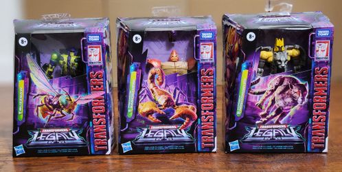 Transformers Legacy Buzzsaw Night prowler Sandstorm