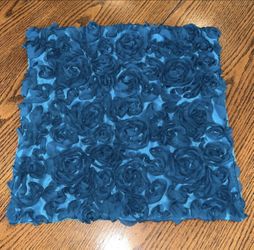 Blue Rose Petal Pillowcase