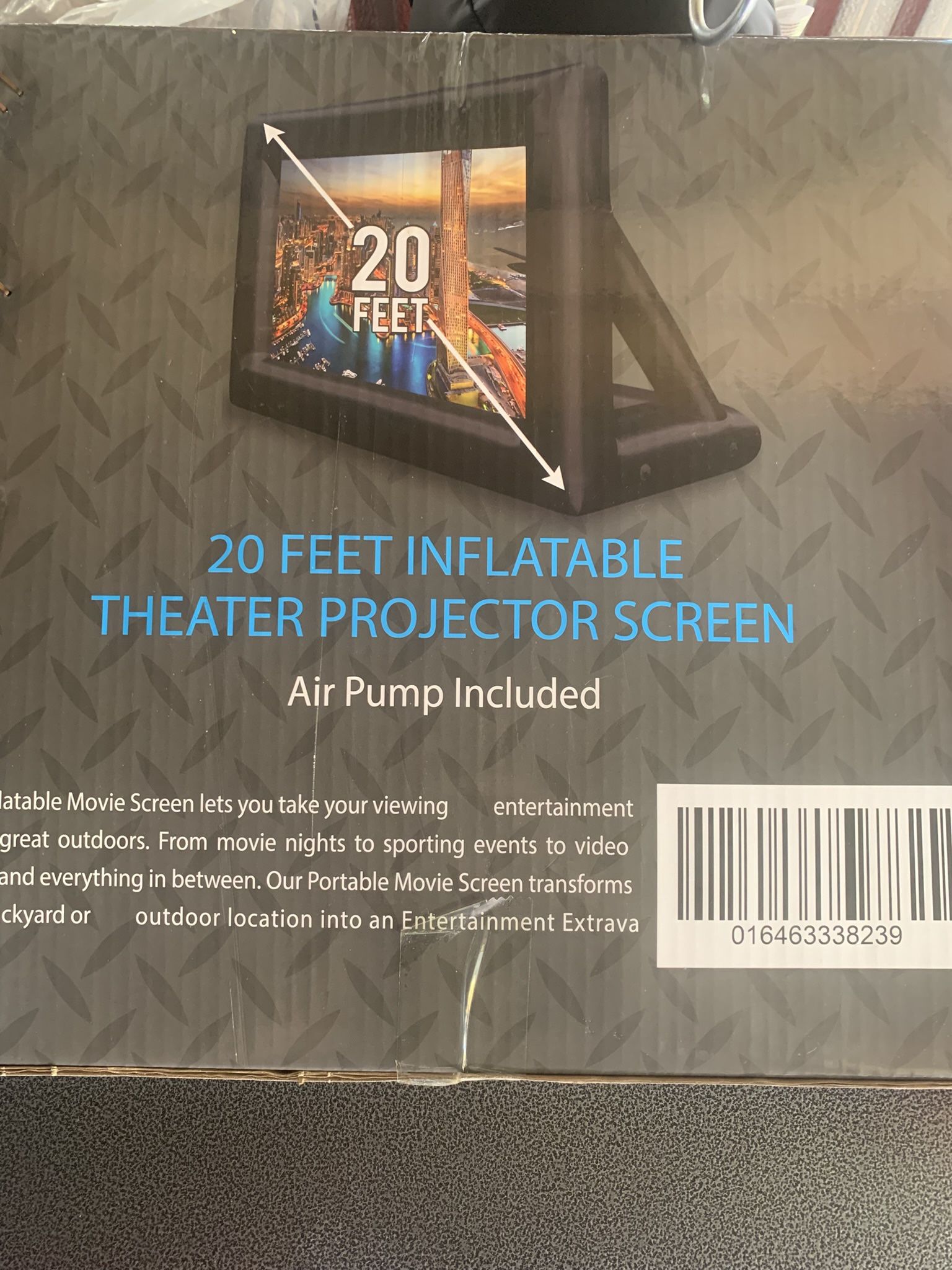 20feet Theater Projector Screen And Air Pump