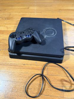 Sony PlayStation 4 Slim PS4 Console w/ Logitech Wireless Controller Power Cord Tested