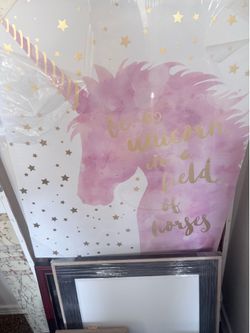 Large unicorn frame