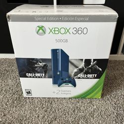 Xbox 360 E Console 500GB Blue Call Of Duty Edition