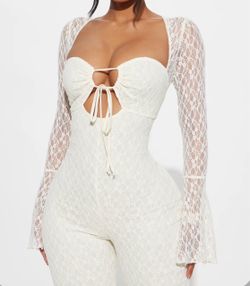 Ivory Lace Jumpsuit