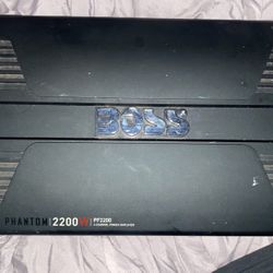 Boss Phantom 2200w   Audio System 