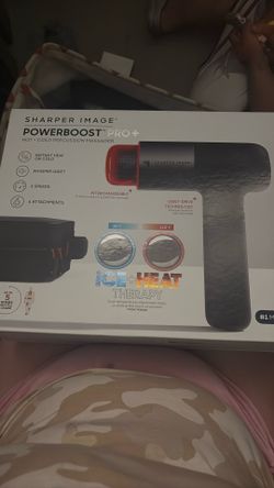     Sharper image  POWER boost pro  hot +cold massager