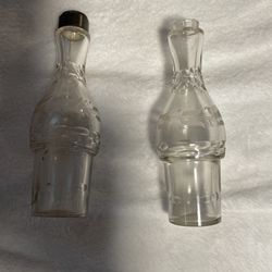 Vintage Salt And Pepper Glass Shakers