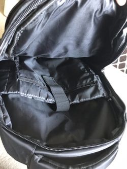 amazon black faux leather backpack Women Black Travel Backpack Rucksack Faux-Leather Bag