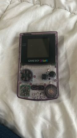 Gameboy color with SpongeBob game