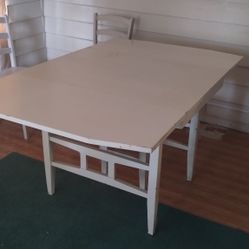 Dual Fold Down Table & Chairs.