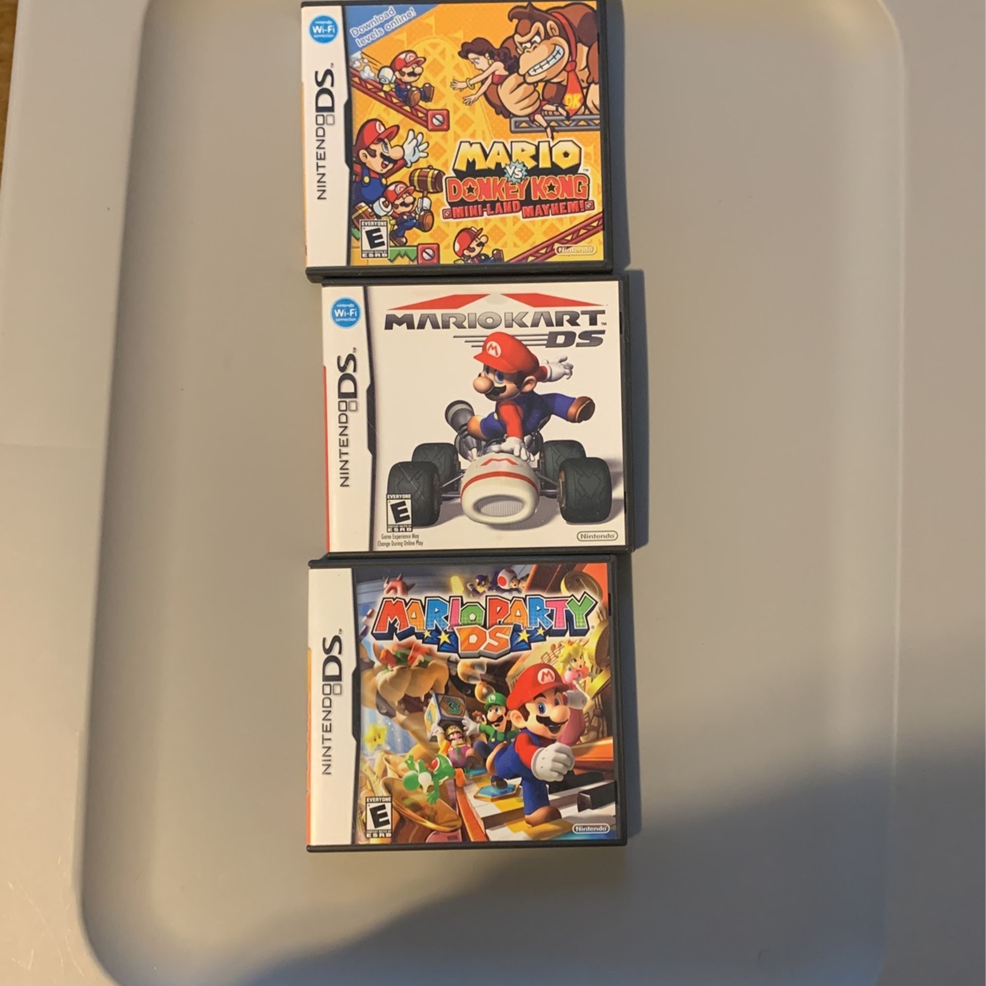 Nintendo DS MARIO KART MARIO PARTY AND DONKEY KONG
