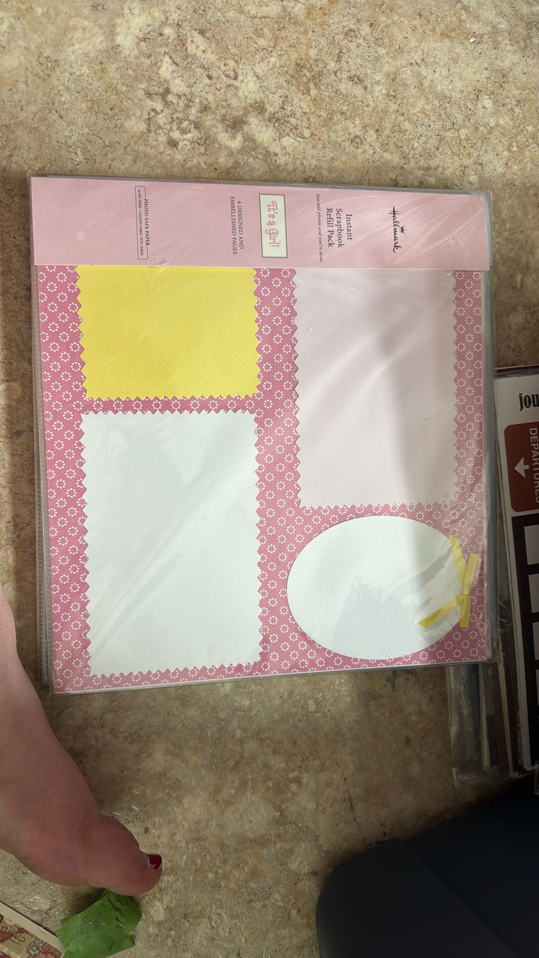 2 Sets Baby Premade Scrapbook Pages 