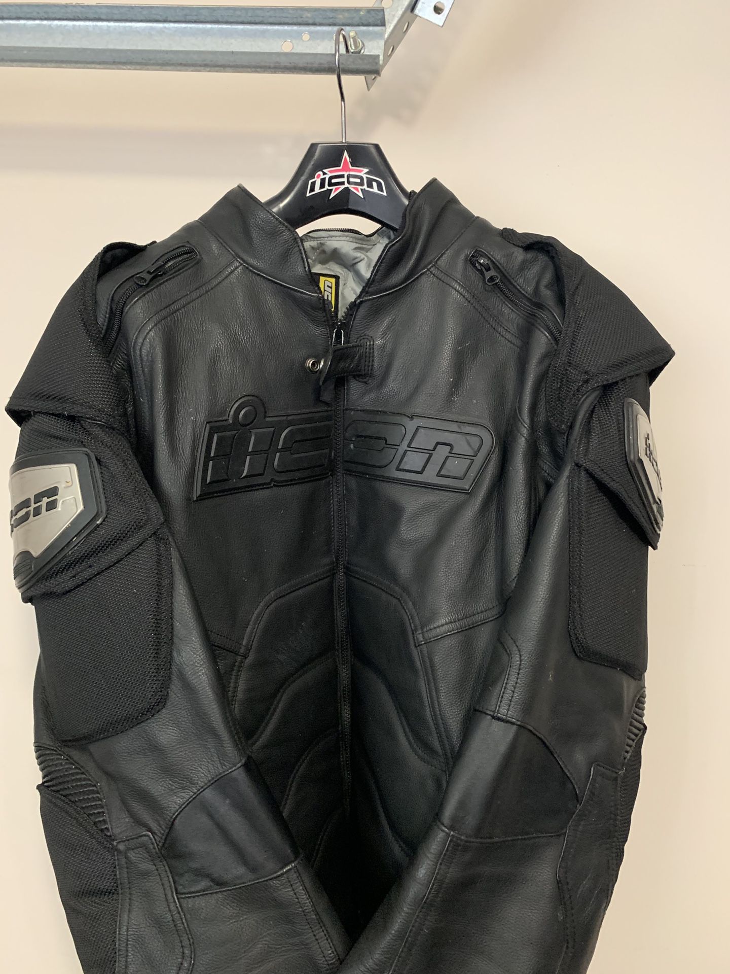 IICON leather jacket with titanium inserts (RARE)!!