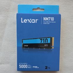 Lexar NM710 2TB PCIe Gen4x4 NVMe SSD offers a strong balance of speed, efficiency, and affordability—ideal for upgrading gaming rigs or workstatio