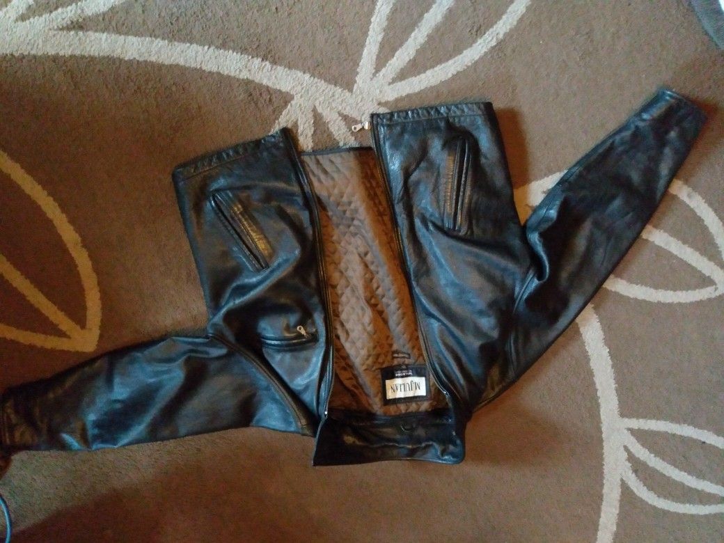 Leather Jacket With Liner.    Cash Pickup 