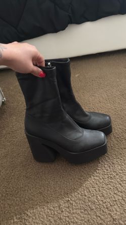 black boots