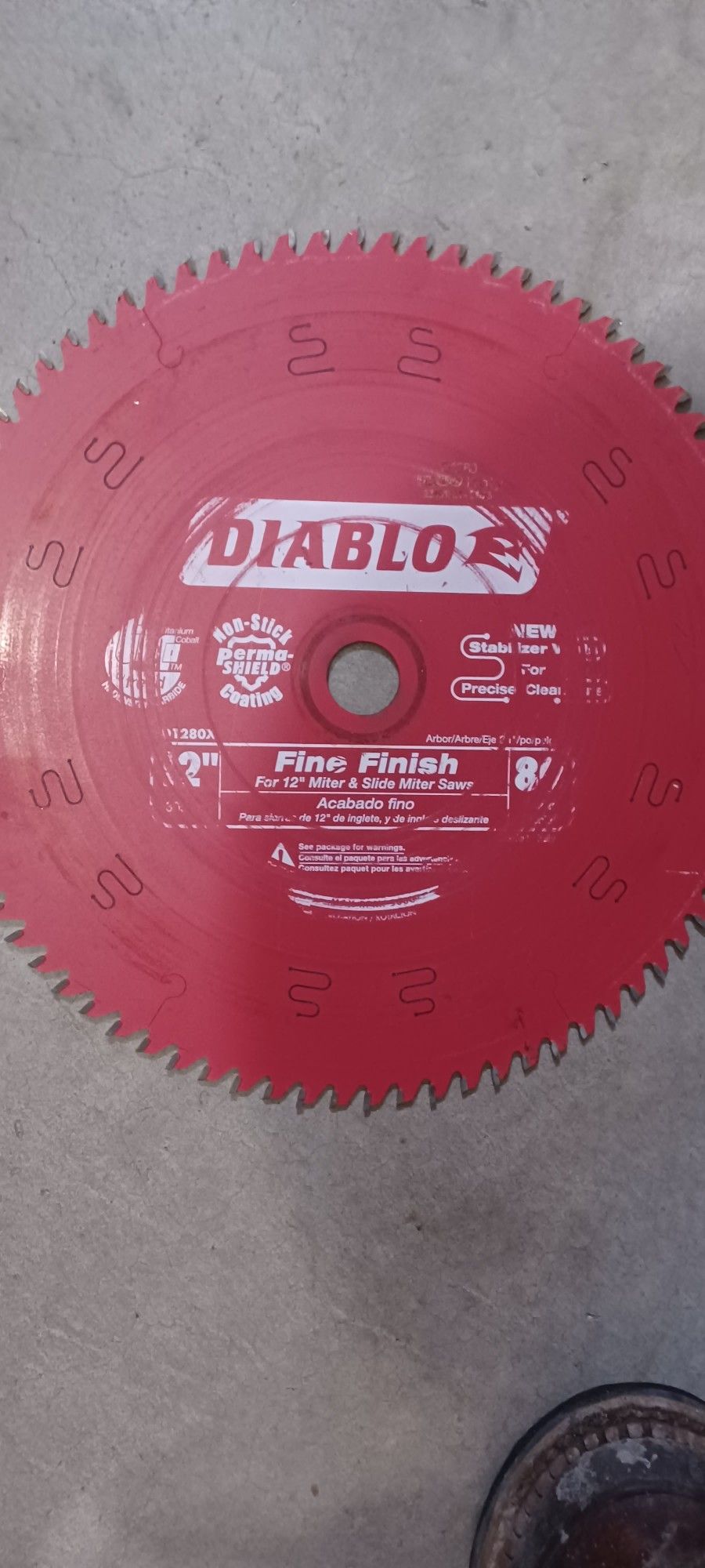 Diablo 12 Inch Chop Saw Blade 80 Tooth
