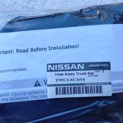 New Cargo Net - Nissan Altima Hideaway Trunk Cargo Net (Part#: T99C1-6CA0A) OEM