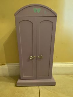 Vintage American Girl Purple ARMOIRE  - See My Other Items