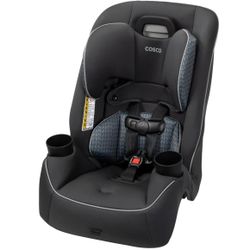 Cosco Kids Easy Elite Slim All-in-One Convertible Car Seat, Infant to Toddler, Unisex, Grey Glyphs